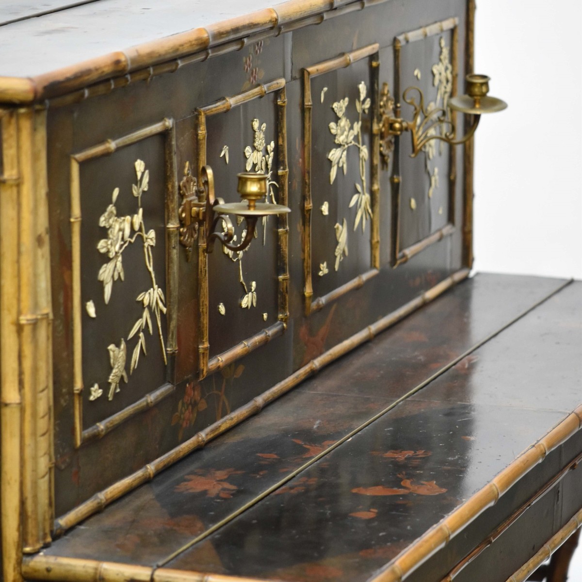 19th C. English Chinoiserie Piano