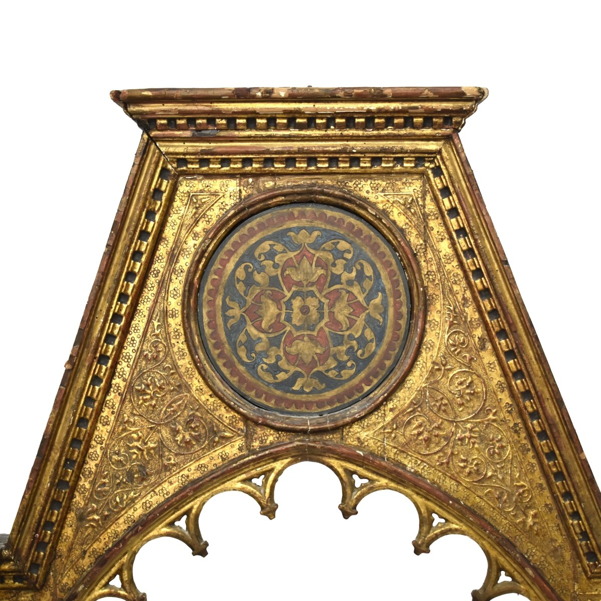 19th/20th C. Gothic Style Mirror Frame