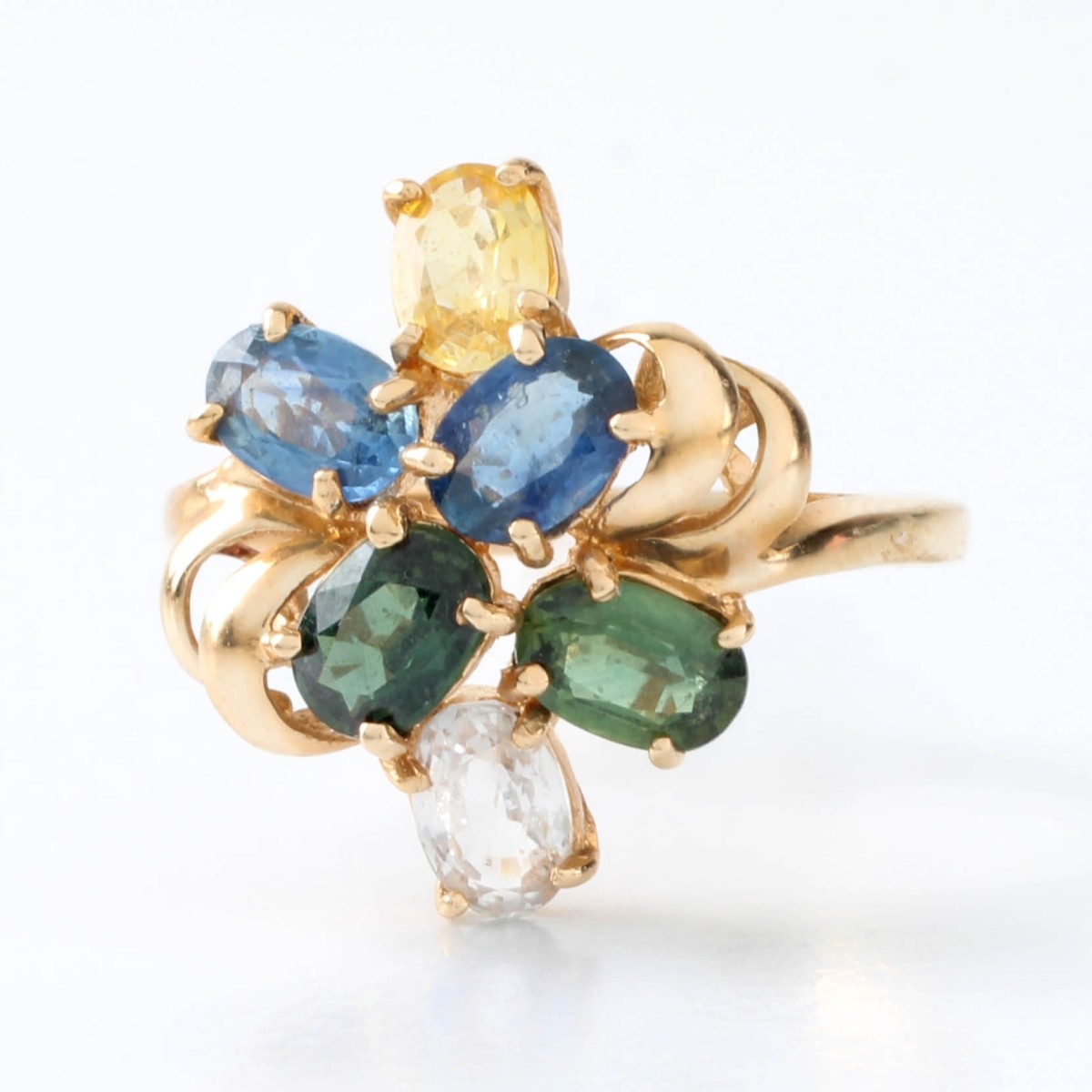 Gemstone and 14K Ring