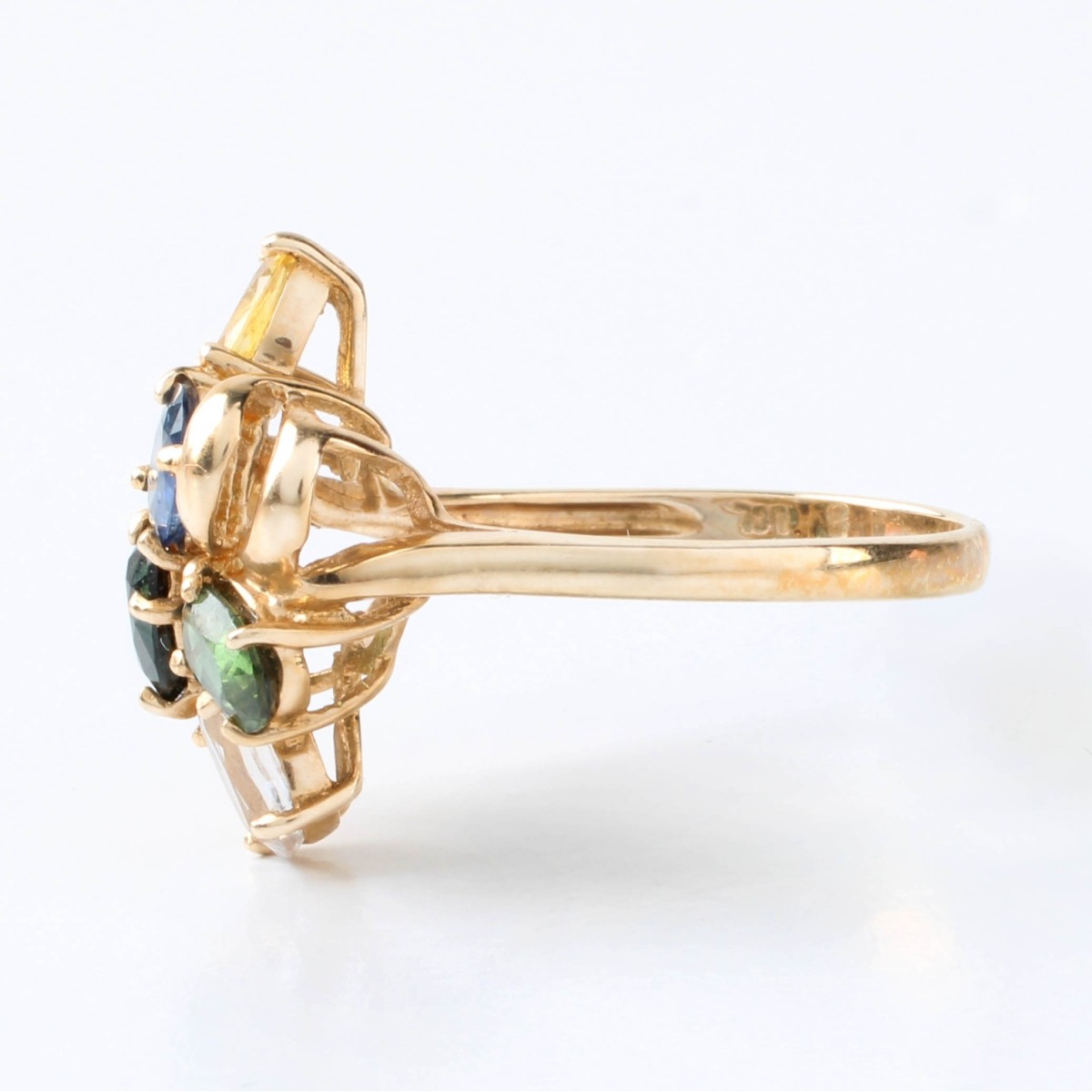 Gemstone and 14K Ring