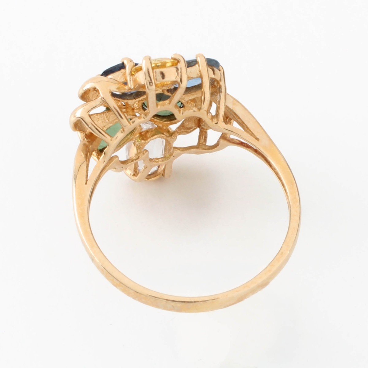 Gemstone and 14K Ring