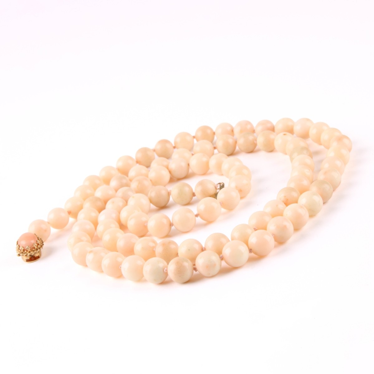 Coral and 14K Necklace
