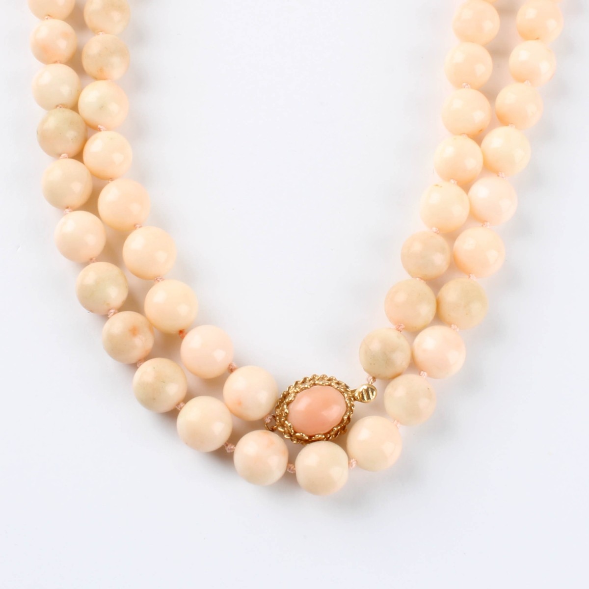 Coral and 14K Necklace