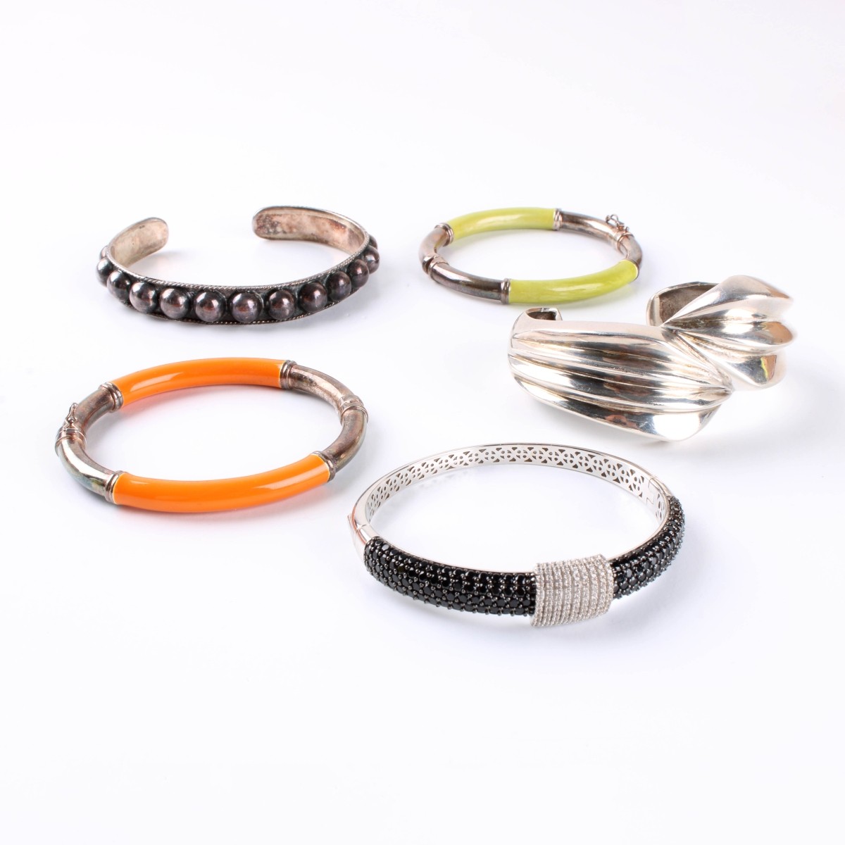 Sterling Bangle Bracelets