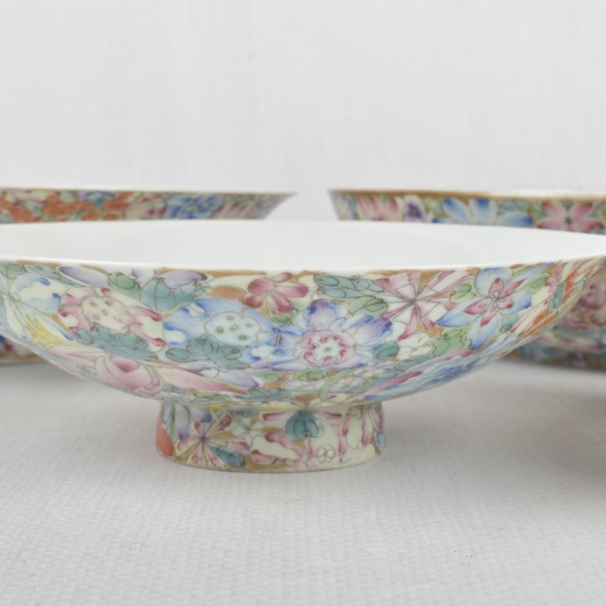 Vintage Chinese Mille Fleur Bowls