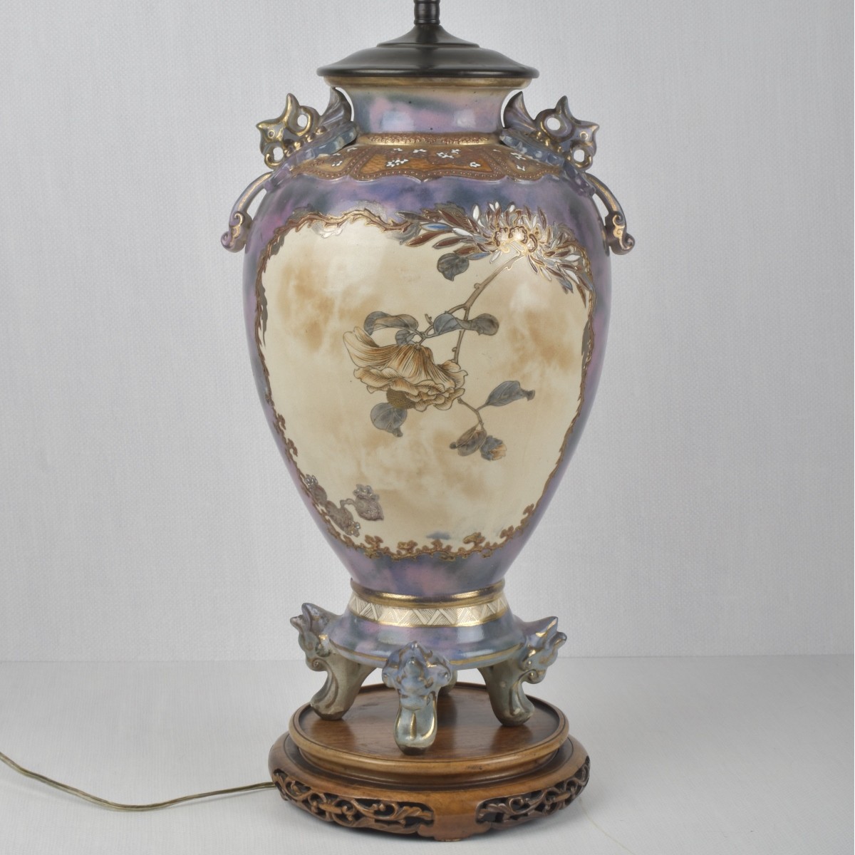 Japanese Porcelain Lamp