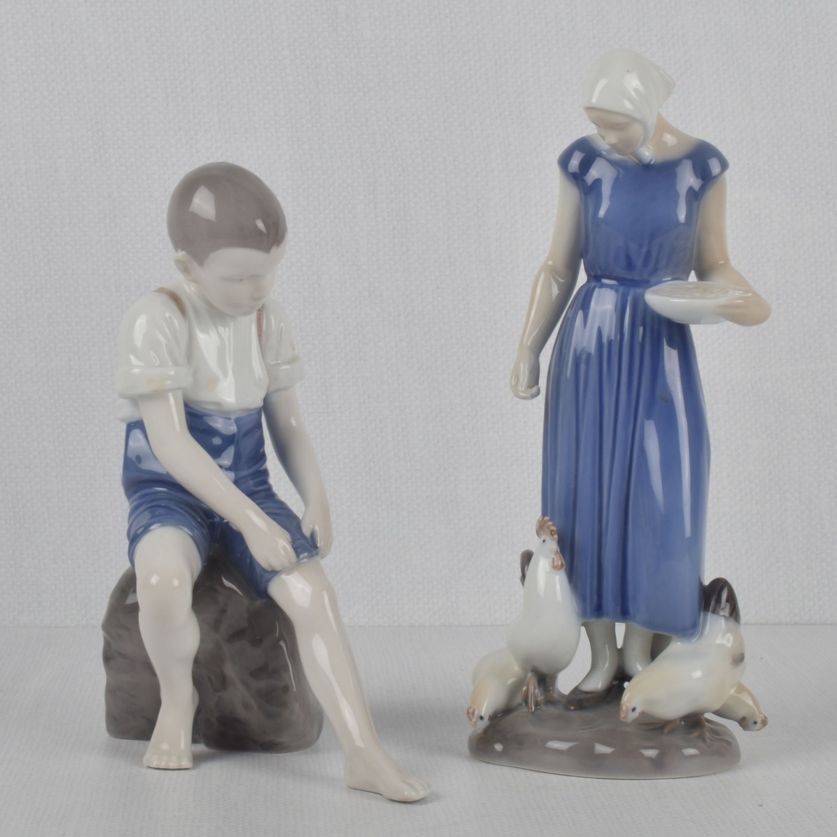 B & G/Royal Copenhagen Porcelain Figures