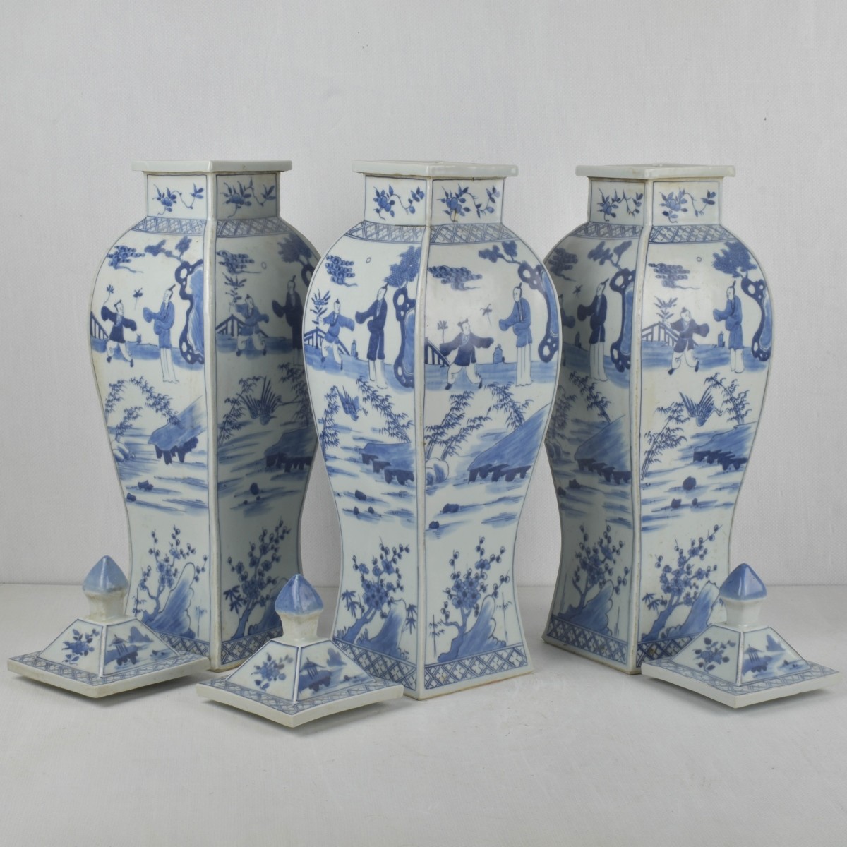 Antique Chinese Blue and White Vases