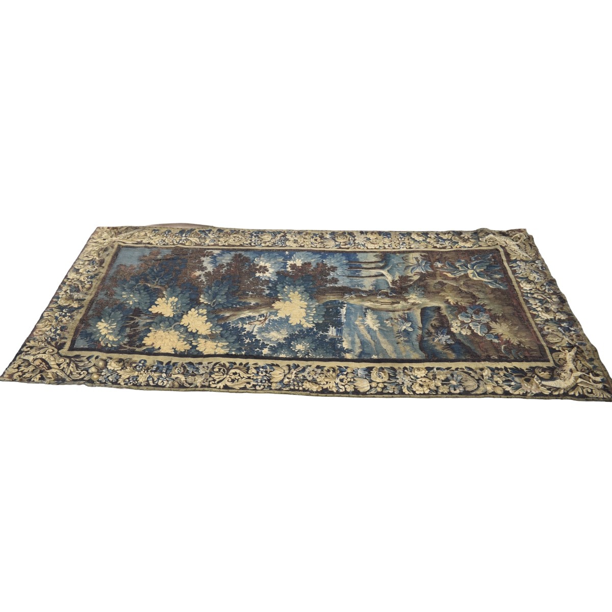 17th/18th C. Flemish Verdure Tapestry