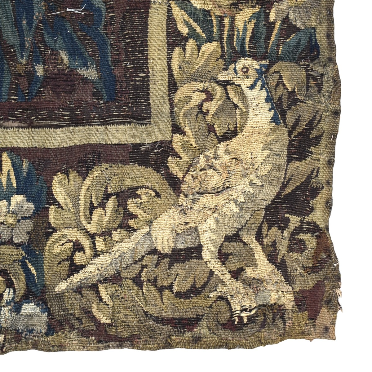 17th/18th C. Flemish Verdure Tapestry