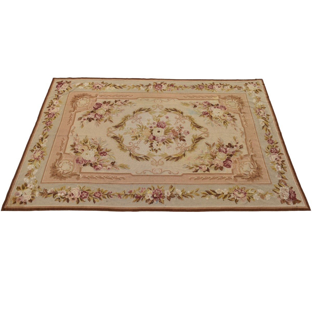 French Aubusson Woven Carpet