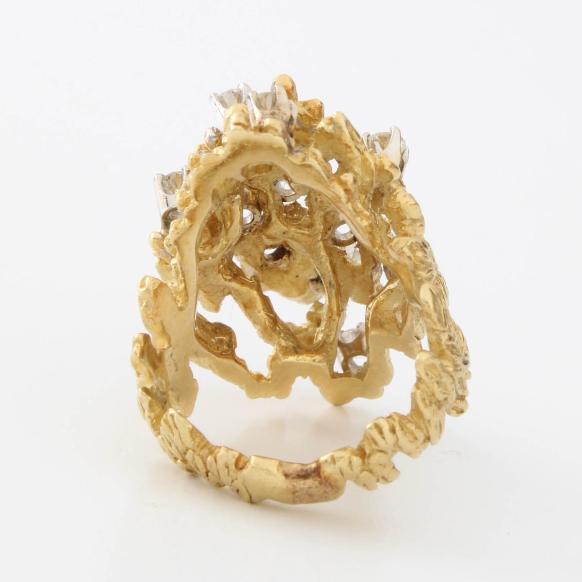 Diamond and 18K Ring