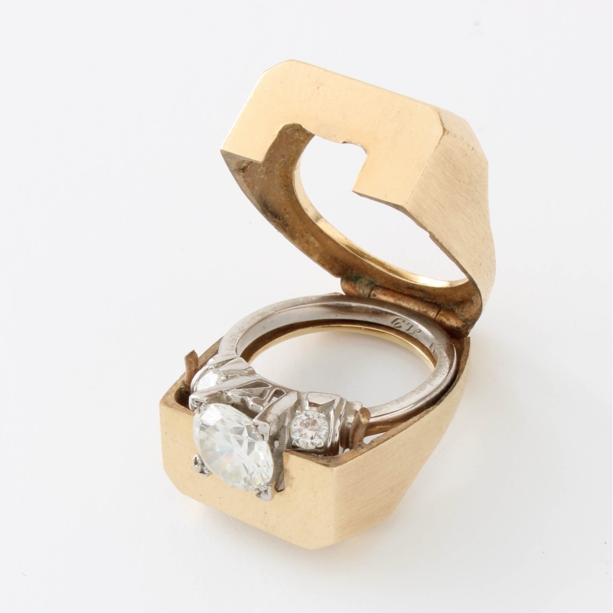 Diamond and 14K Ring