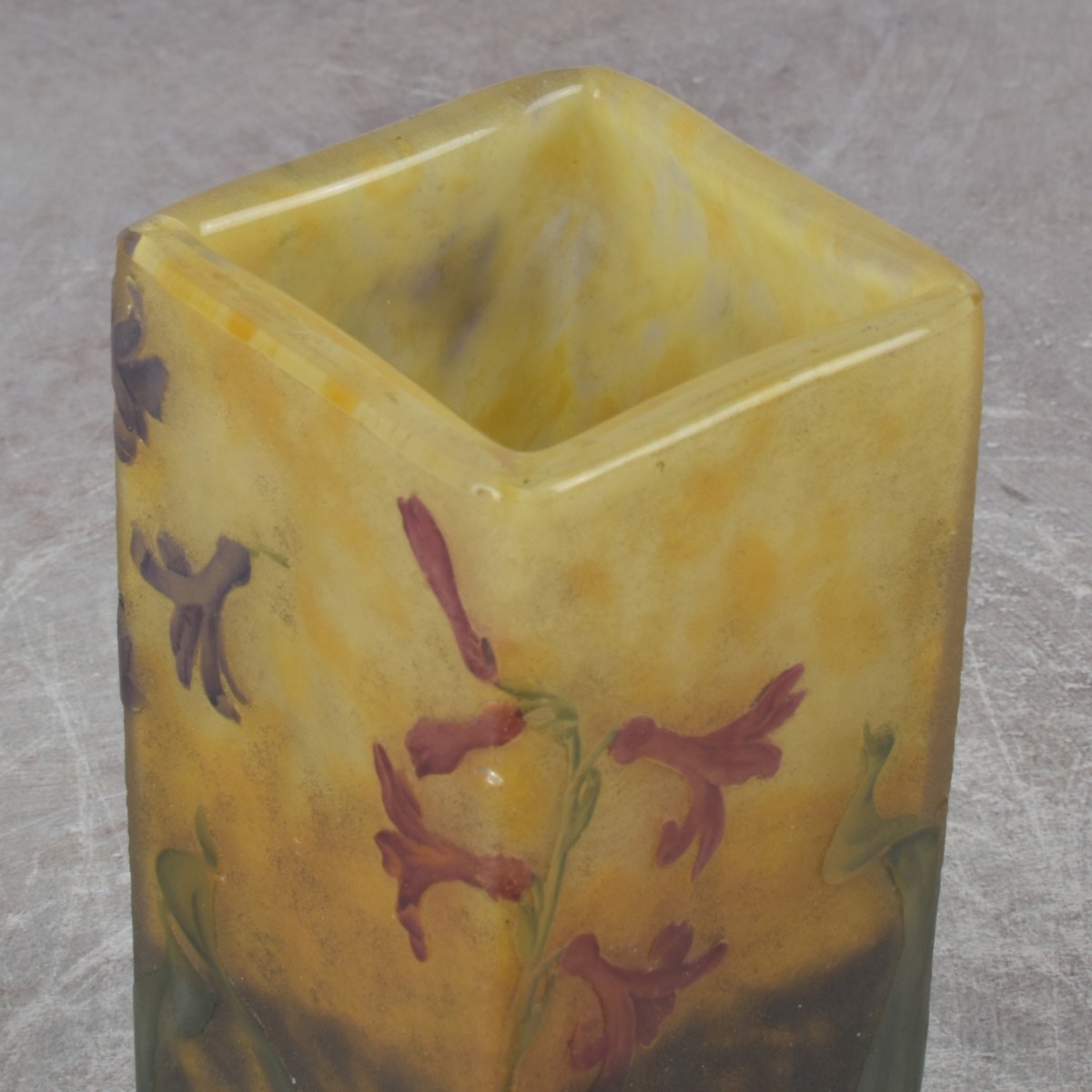 Daum Nancy Cameo Glass Vase