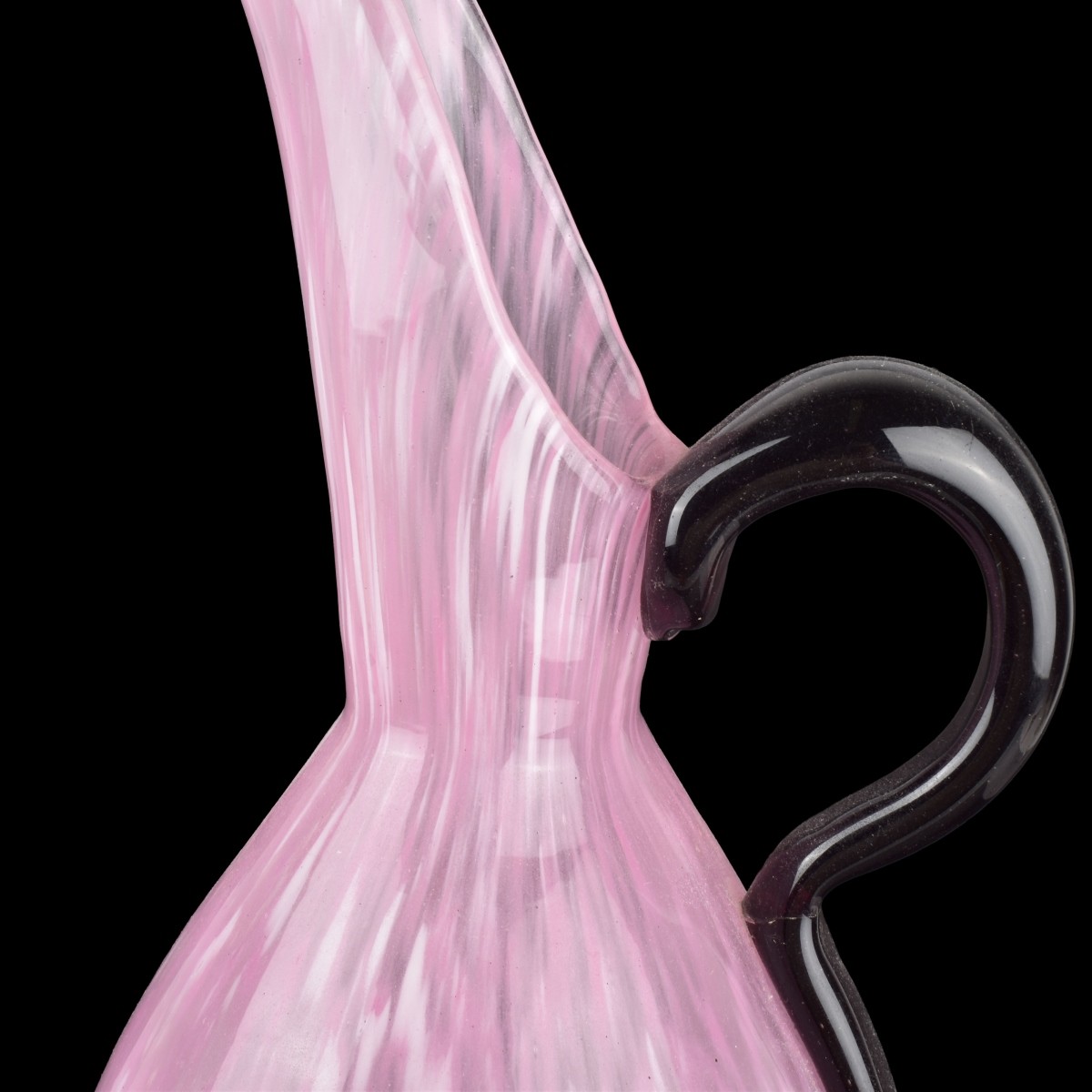 Schneider Art Deco Glass Ewer
