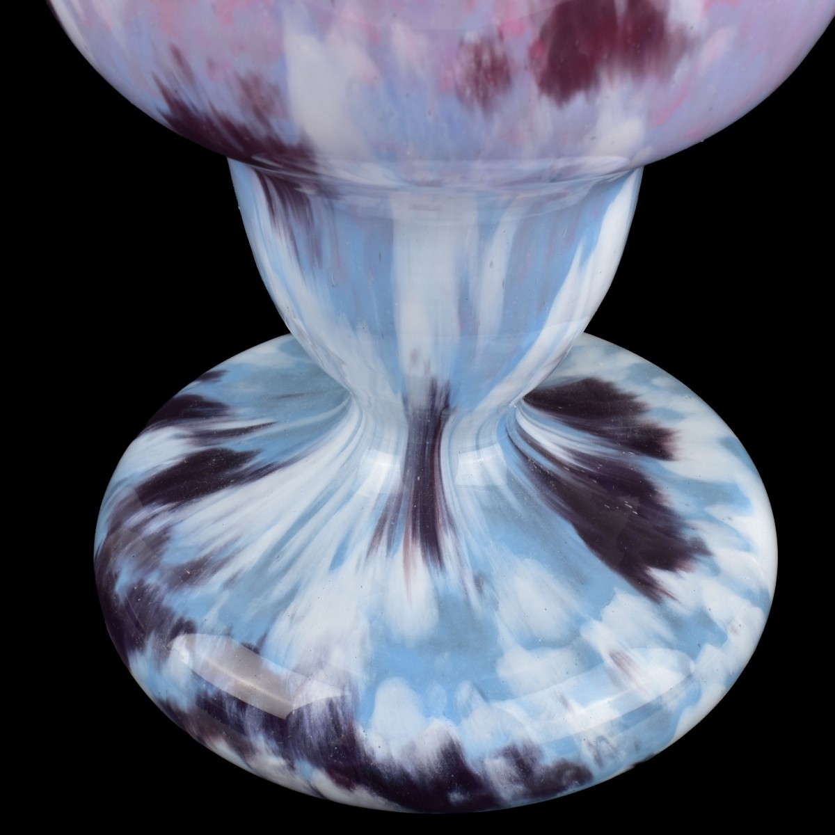 Schneider Art Deco Glass Ewer