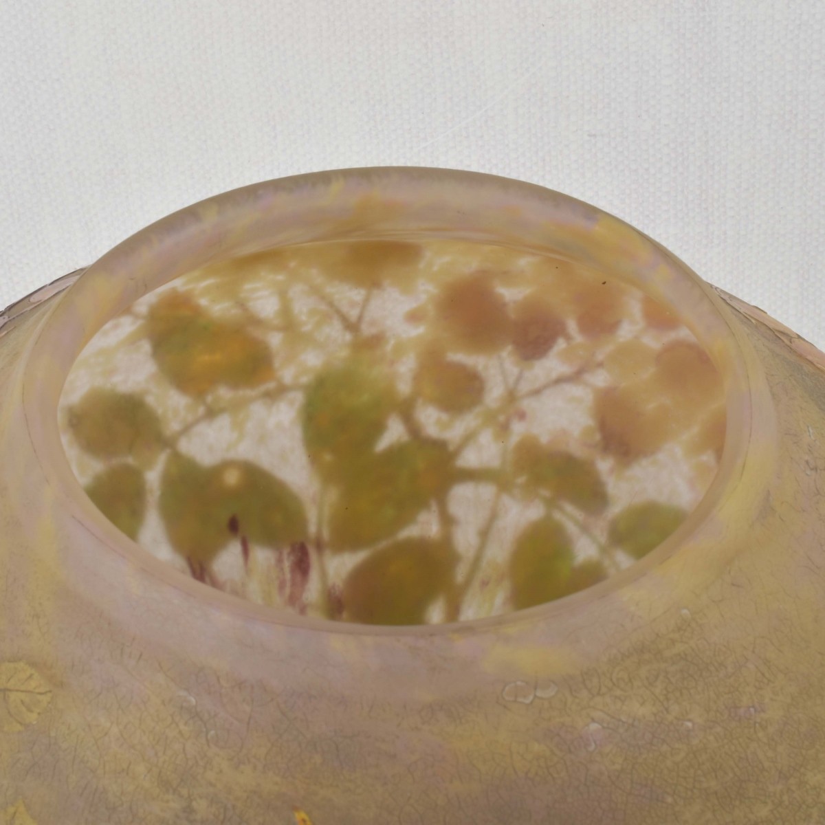 Daum Nancy French Cameo Glass Vase