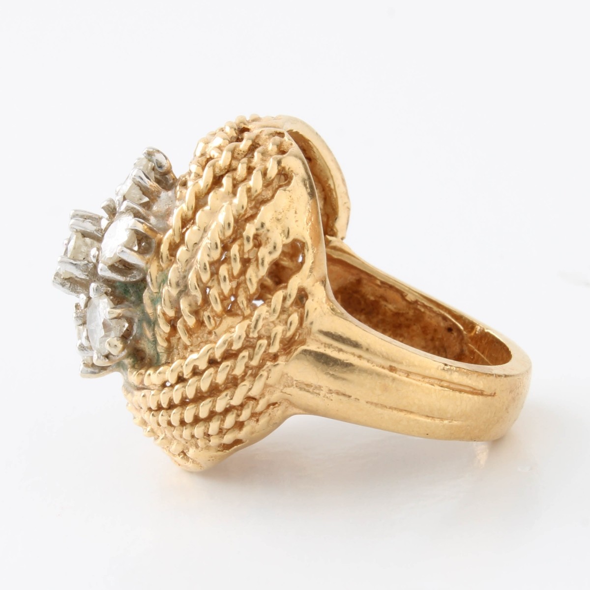 Diamond and 14K Ring