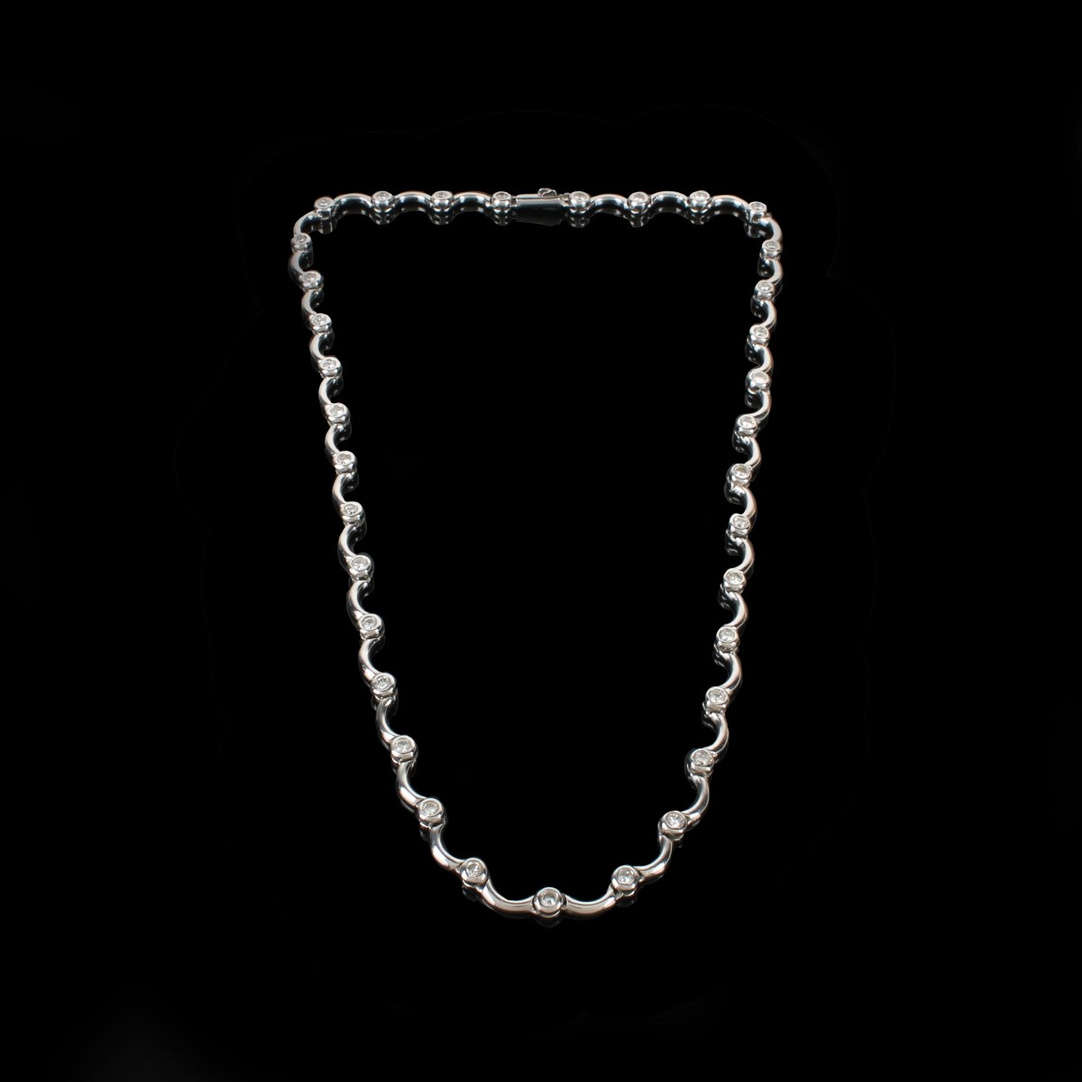 Diamond and 14K Necklace
