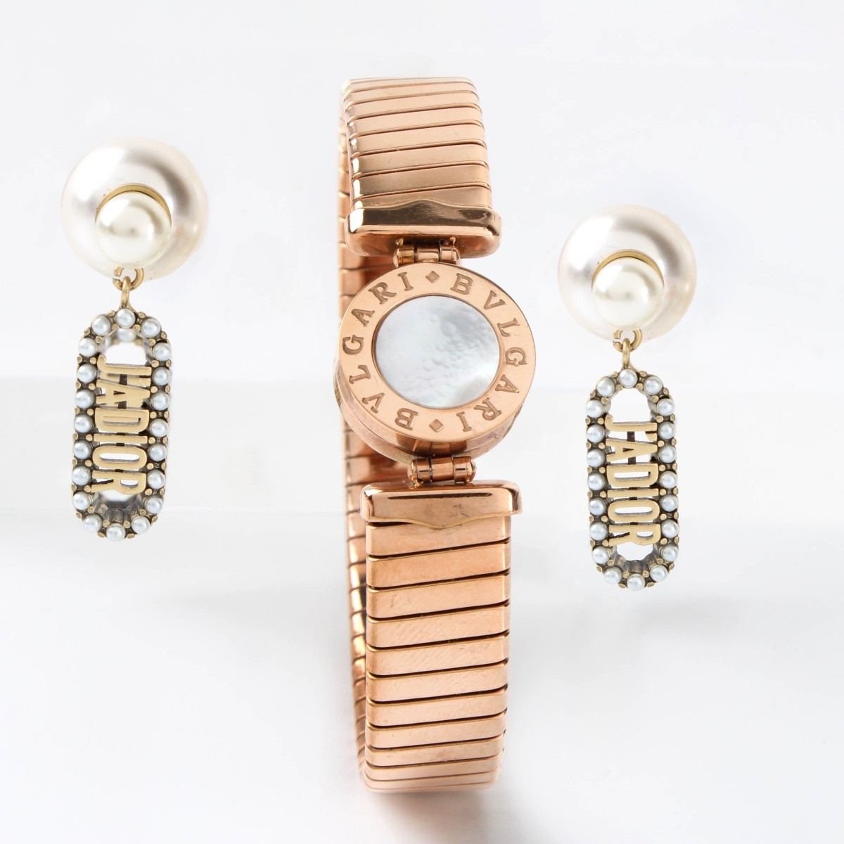 Clone Bulgari Bracelet & Dior Earrings