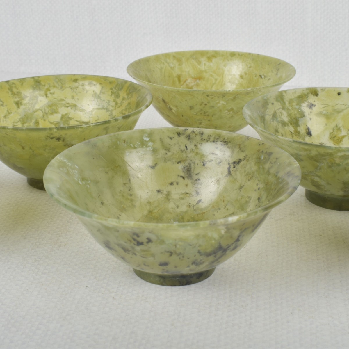 Chinese Carved Spinach Nephrite