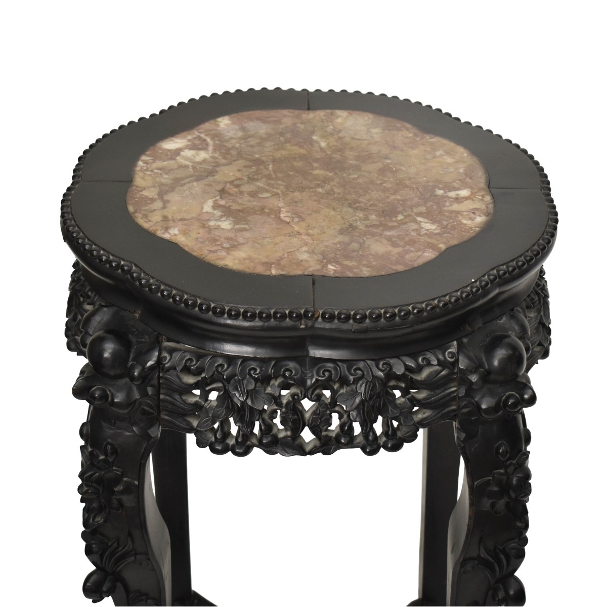 Chinese Carved Wood Plant Stand