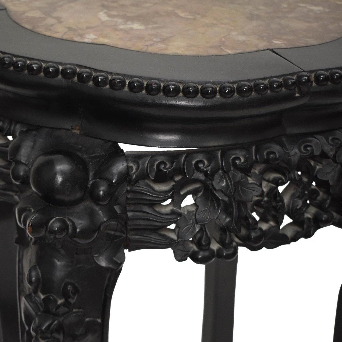 Chinese Carved Wood Plant Stand