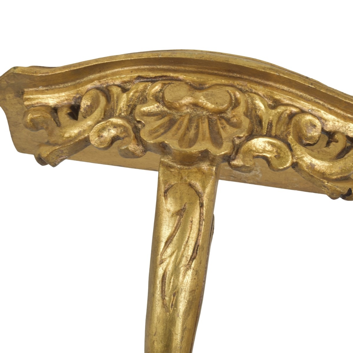 Carved Gilt Wood Wall Brackets
