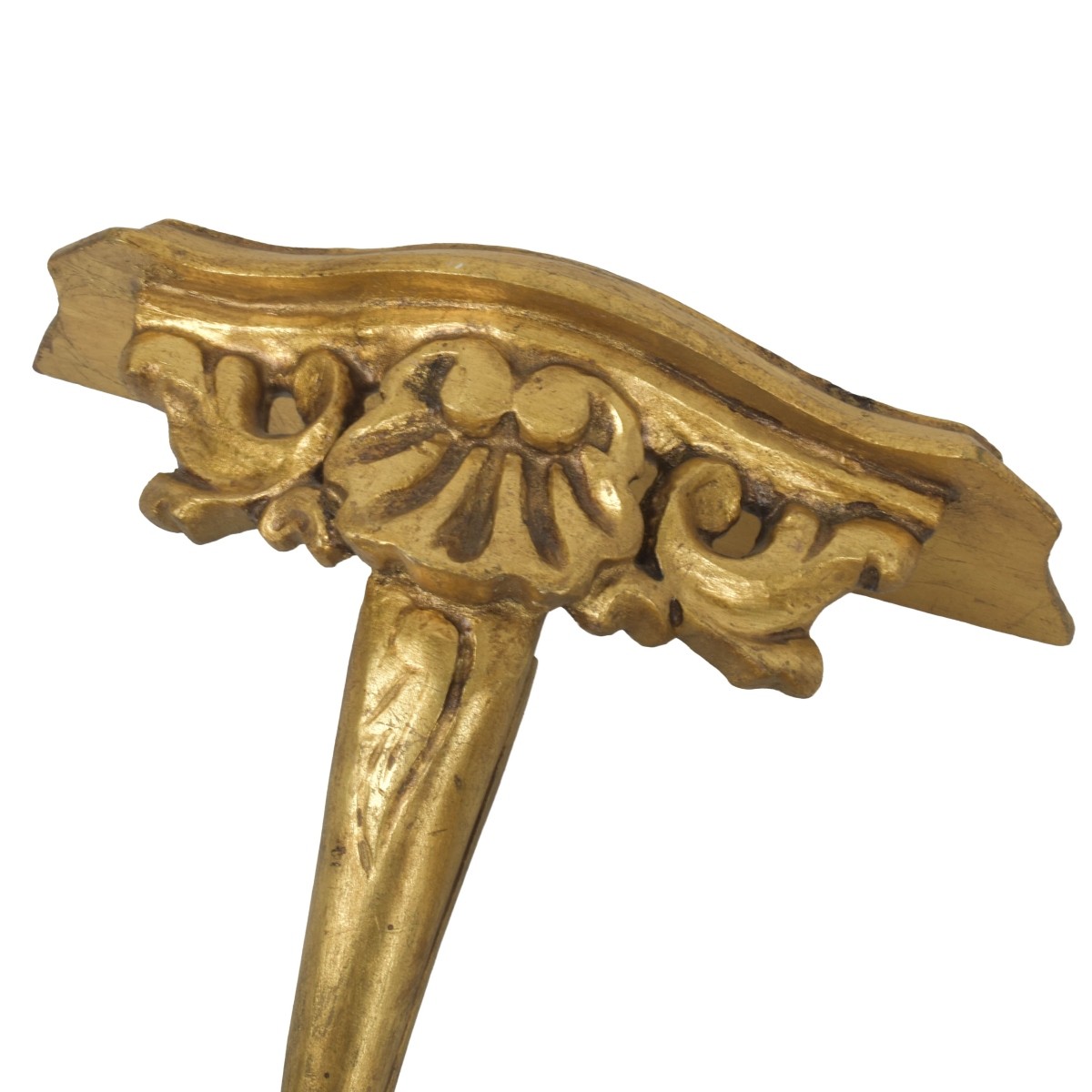 Carved Gilt Wood Wall Brackets