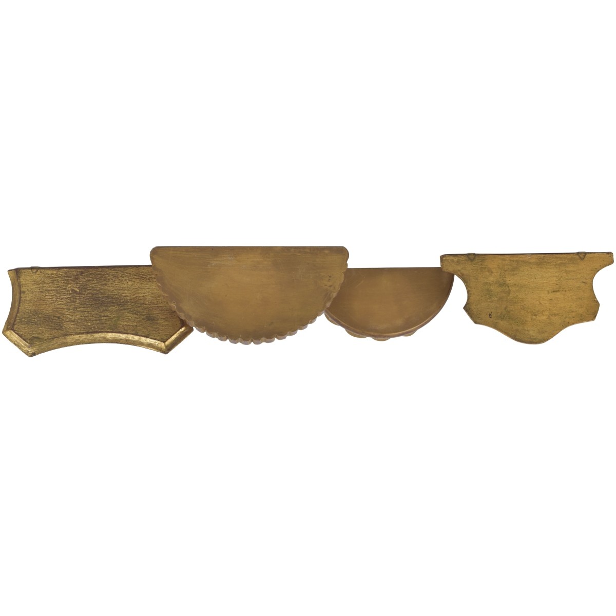 Carved Gilt Wood Wall Brackets