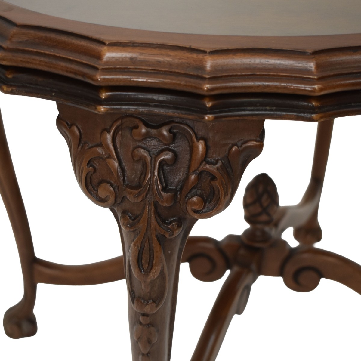 Mahogany Oval Accent Table