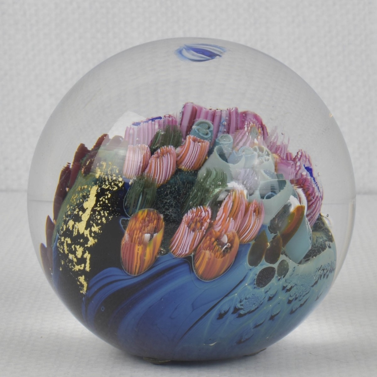 Josh Simpson Art Glass Paperweight