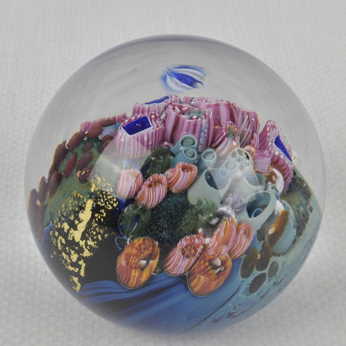 Josh Simpson Art Glass Paperweight