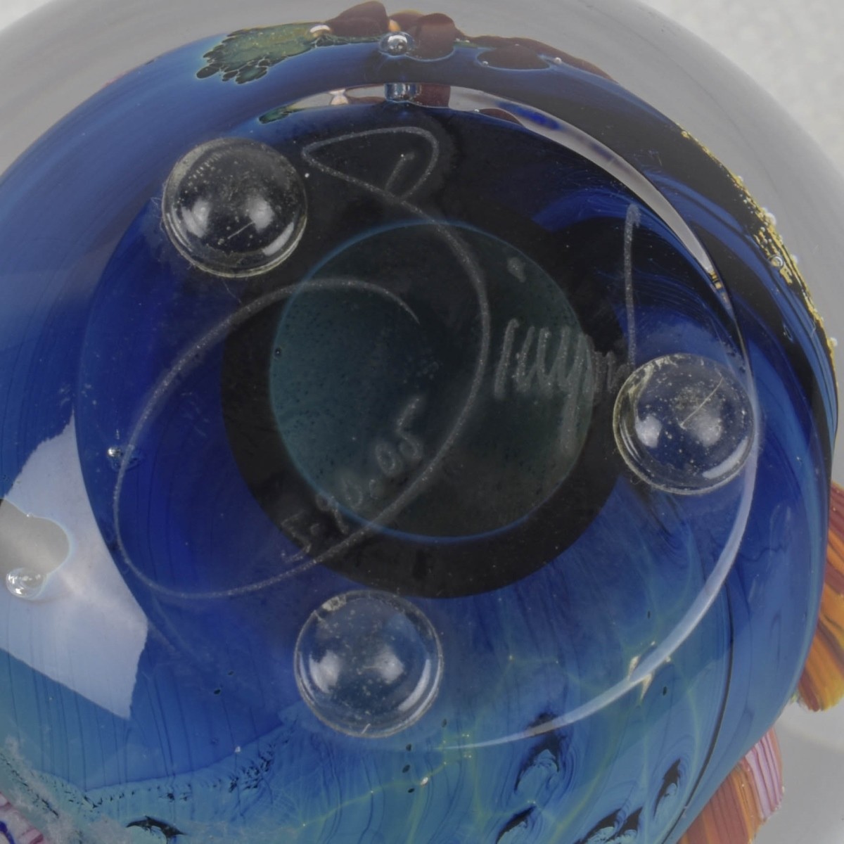 Josh Simpson Art Glass Paperweight