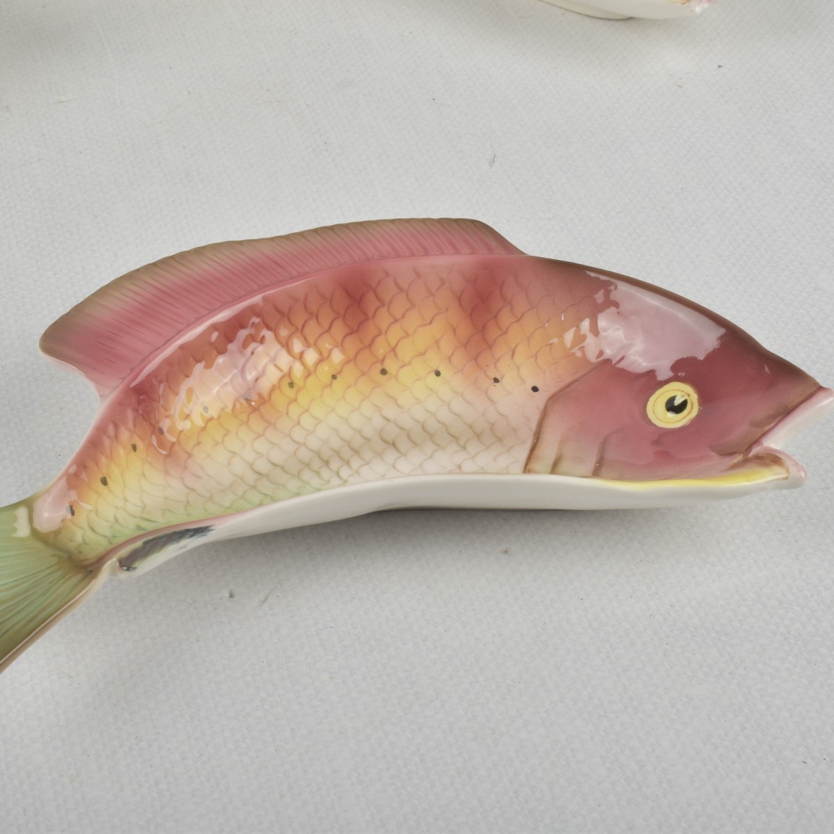Modern Italian Ceramic Fish Plates