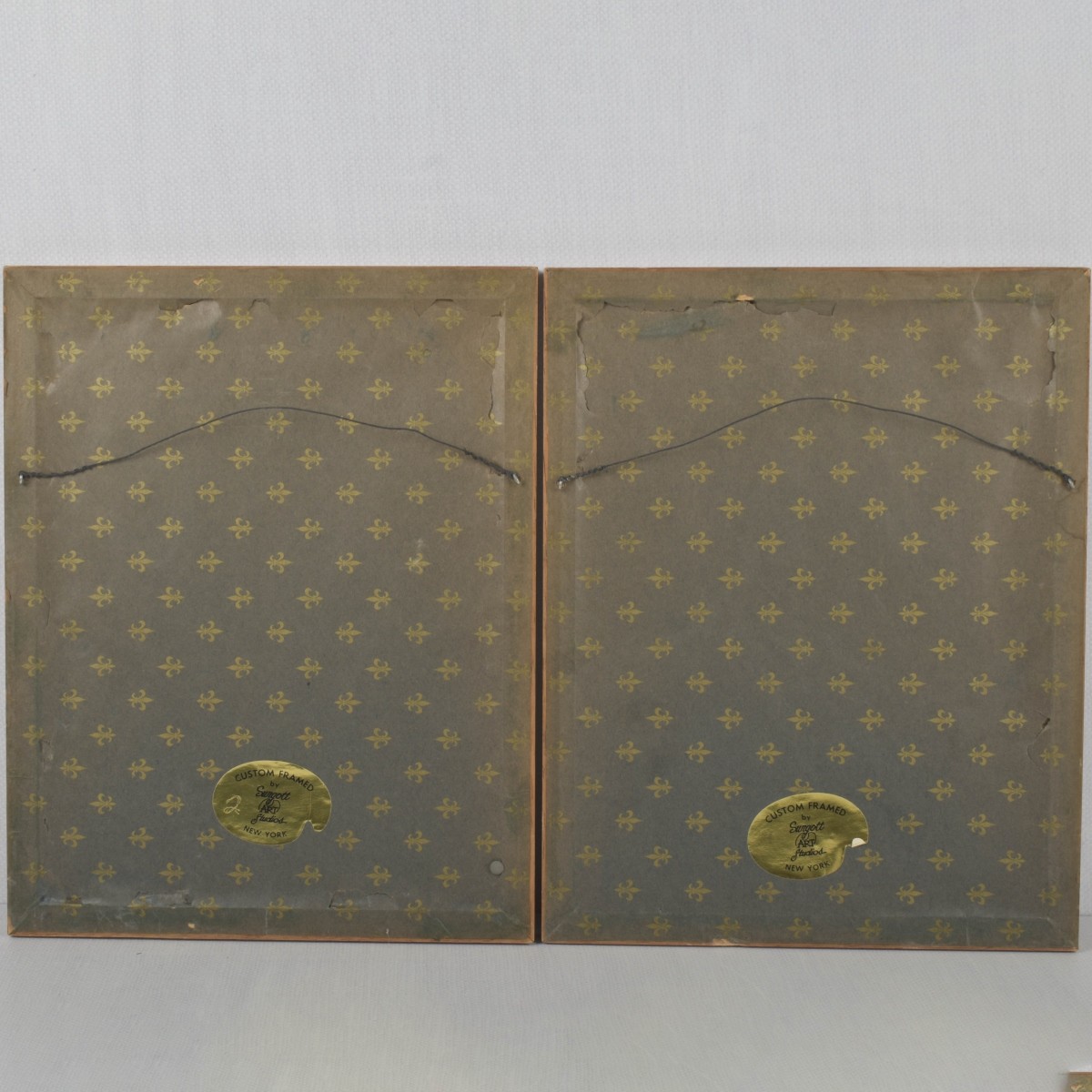 Antique Framed Paris Etchings
