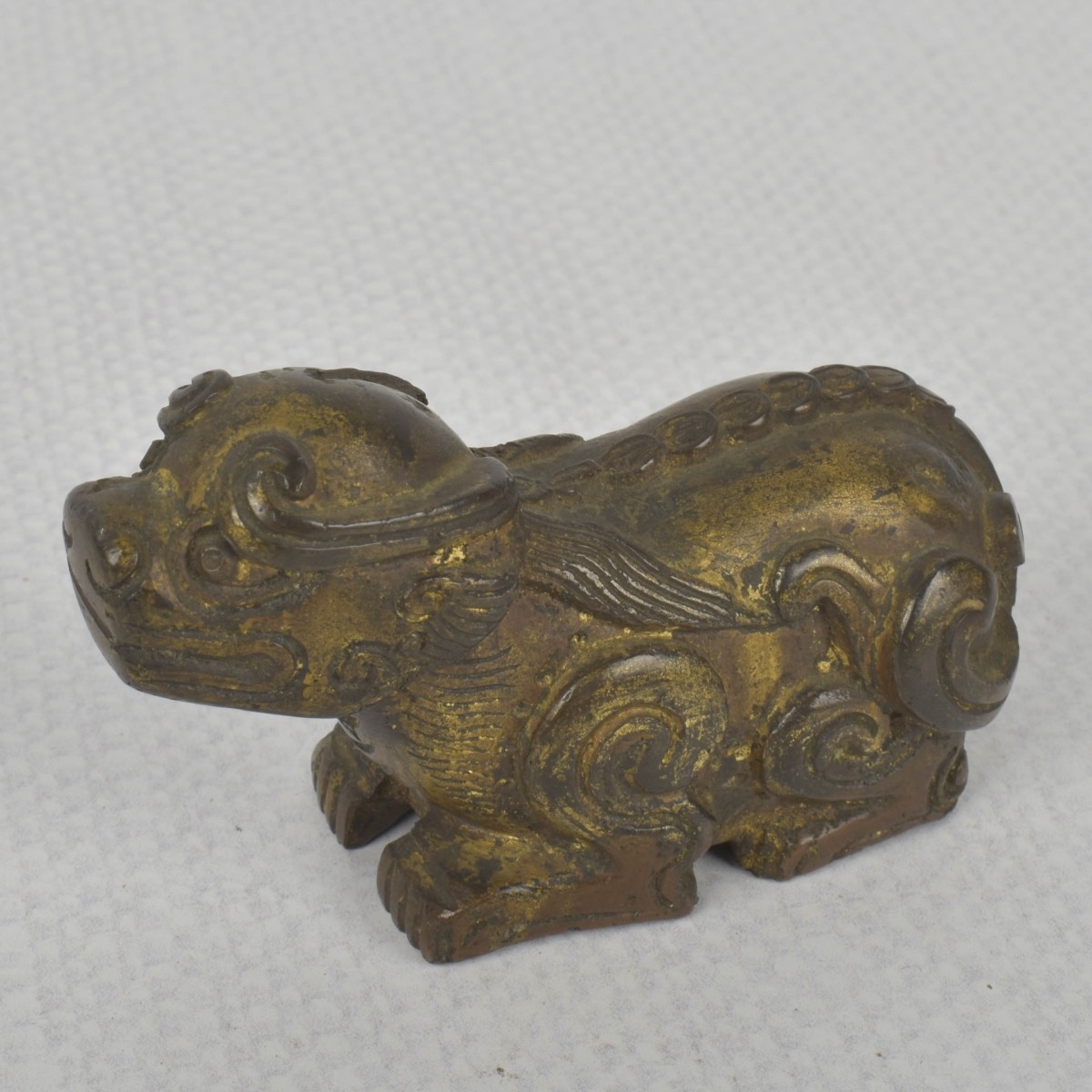 Chinese Bronze Figure of a Buddhist Lion
