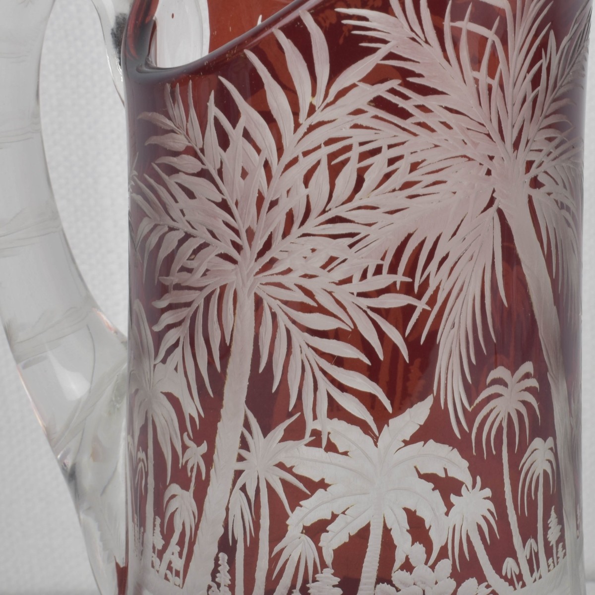 Early American Pressed Glass Pitcher
