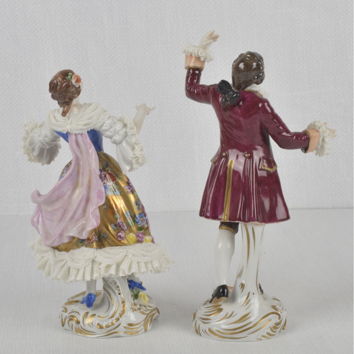 German Rudolstadt Volkstedt Figures