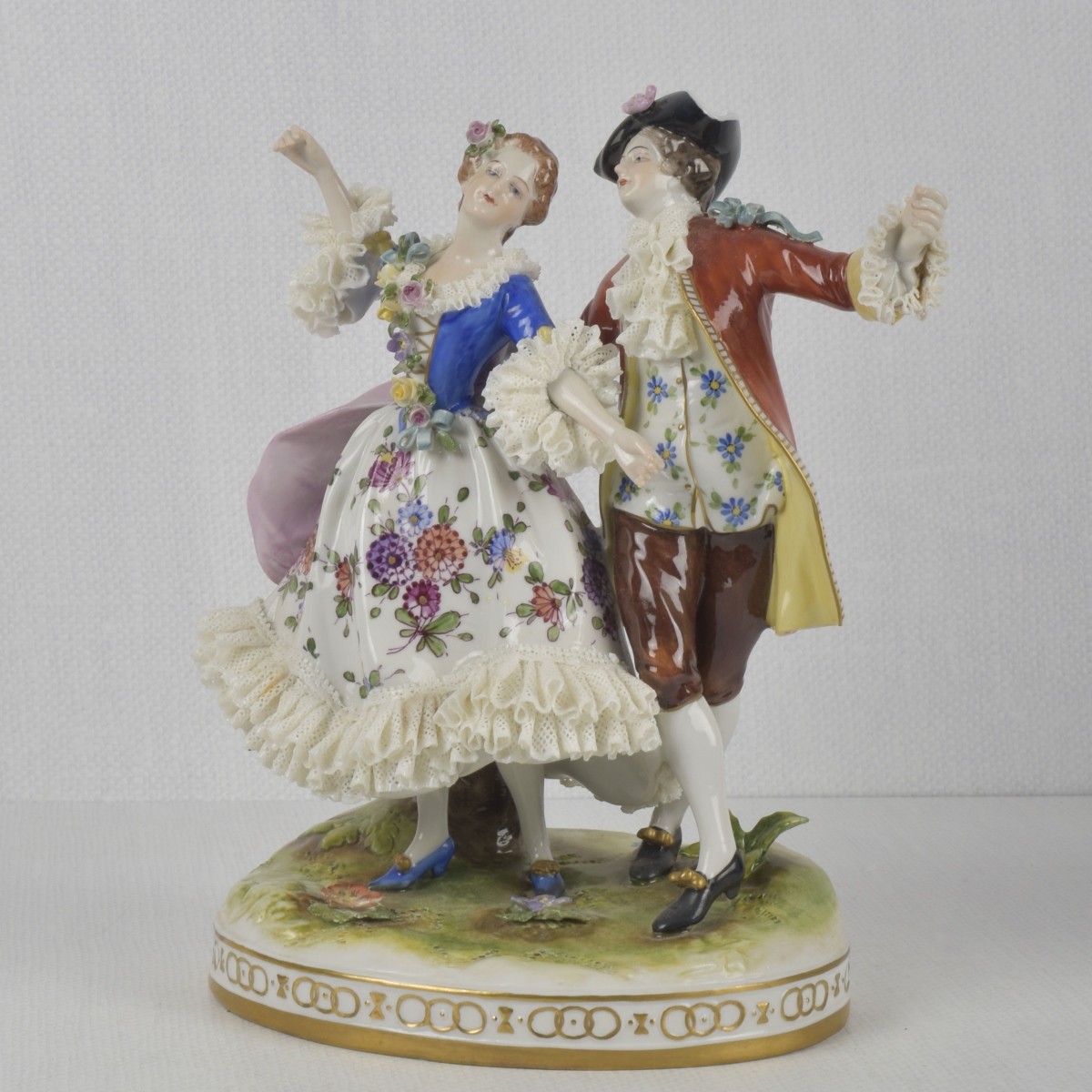 German Rudolstadt Volkstedt Figure