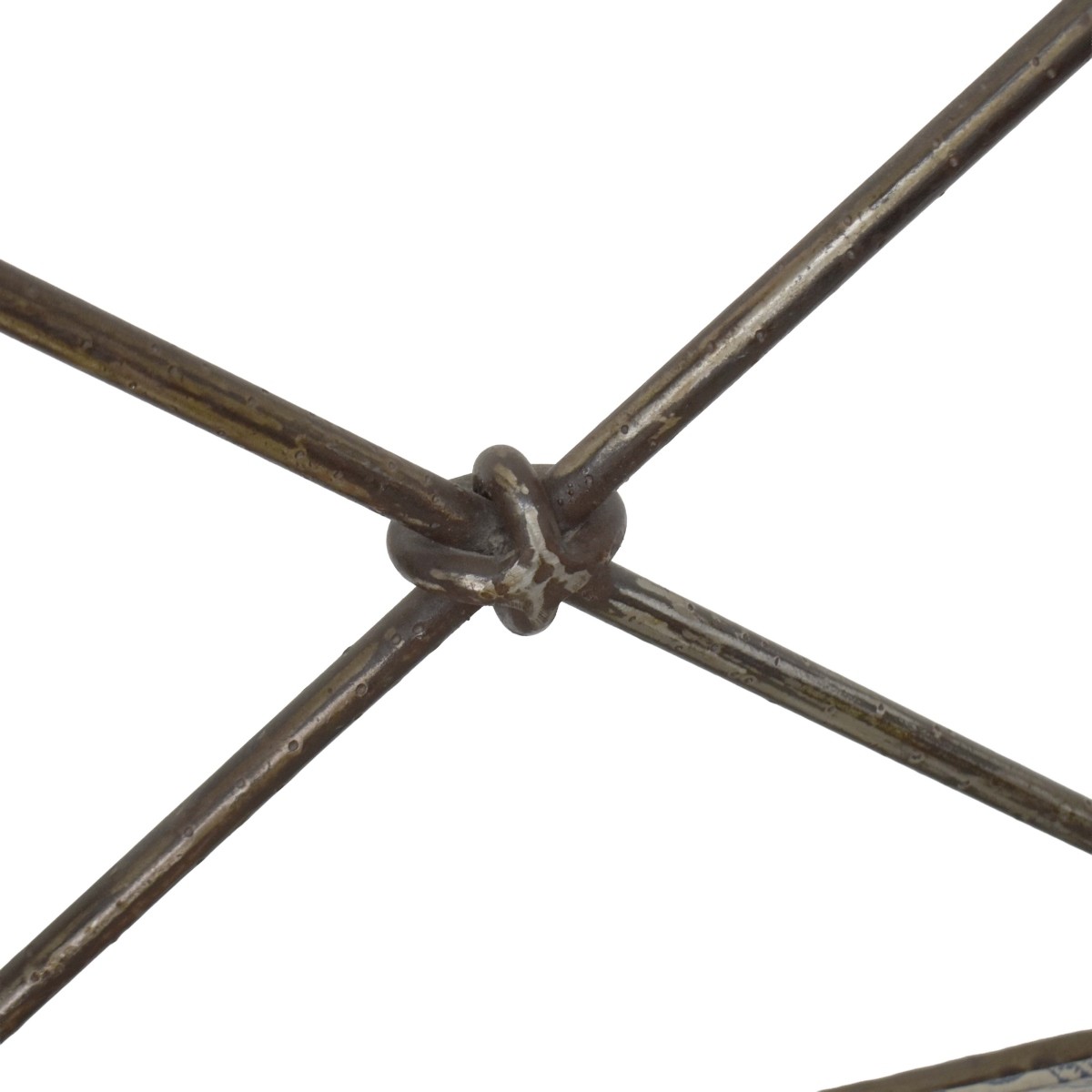Neoclassical Wrought Iron Settee