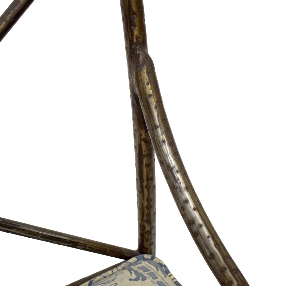 Neoclassical Wrought Iron Settee
