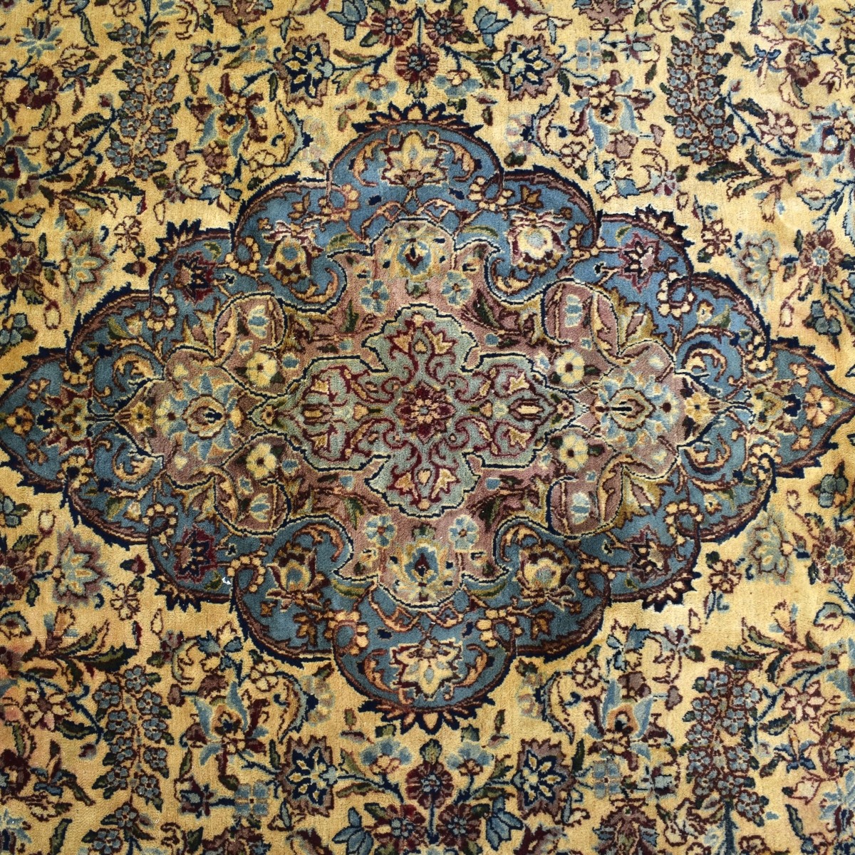 Kerman Persian Wool Carpet