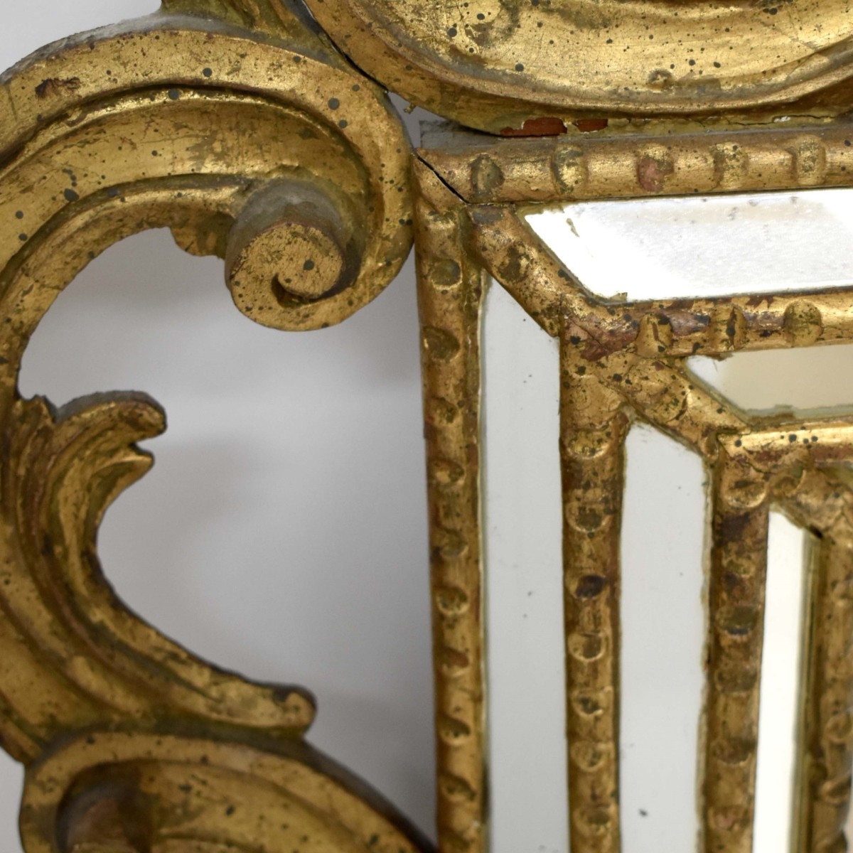 Carved Rococo-style Mirror