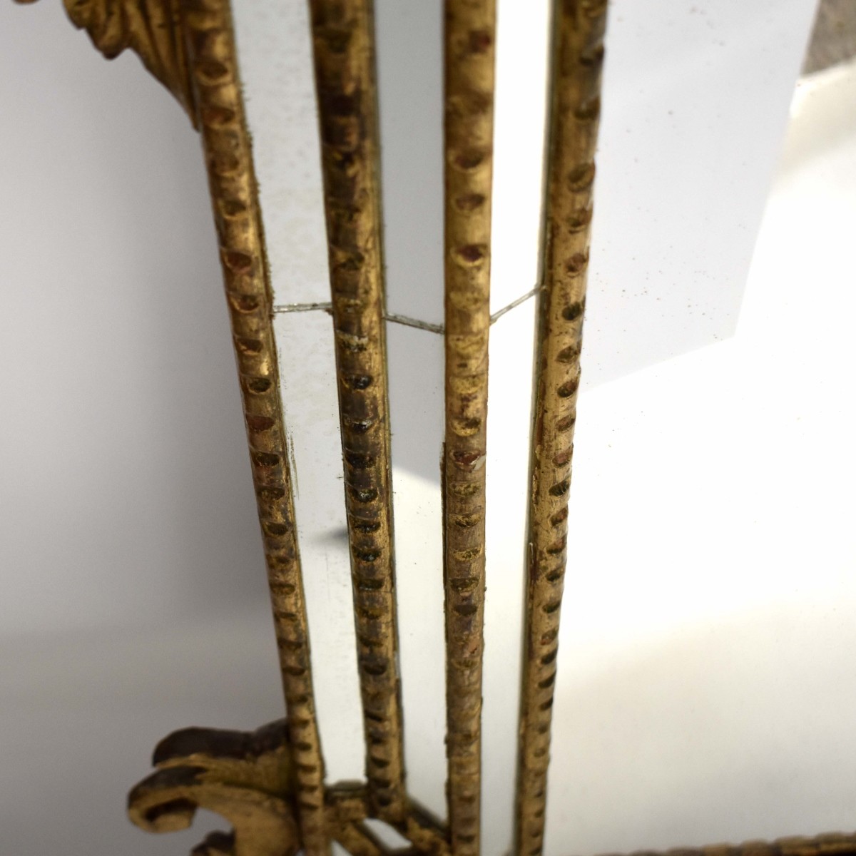 Carved Rococo-style Mirror