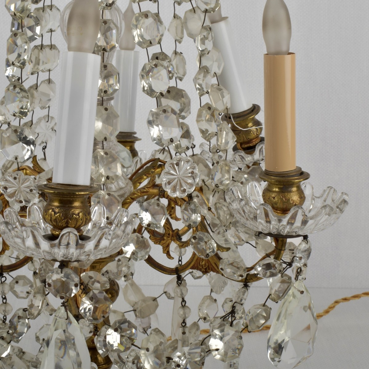 Antique French Girandole Lamp