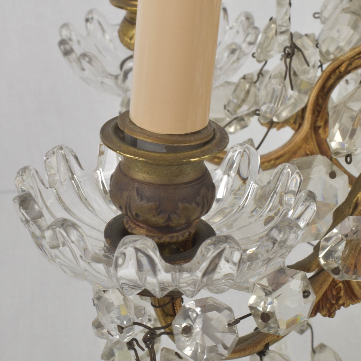 Antique French Girandole Lamp