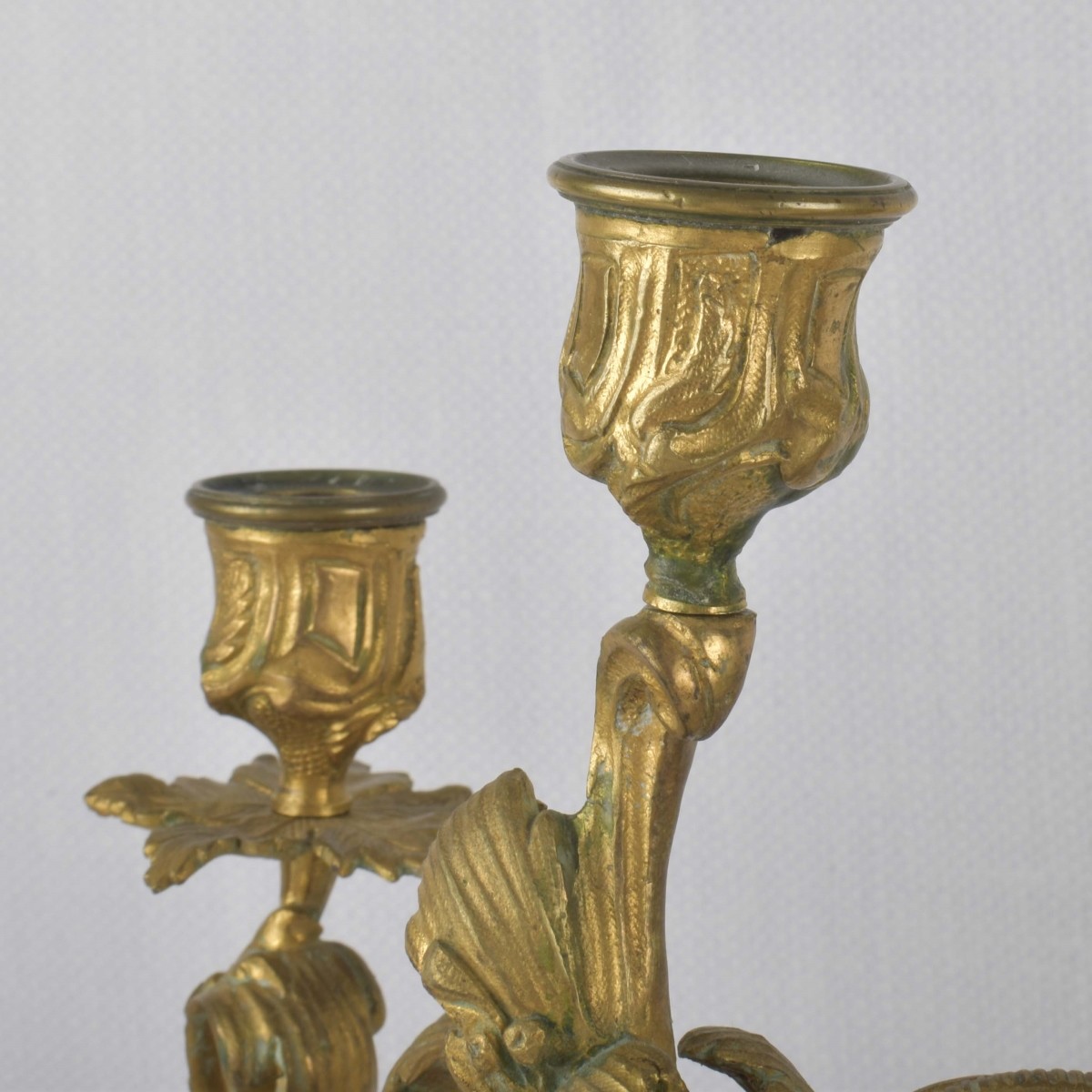 Louis XVI Style Gilt Bronze Candelabra