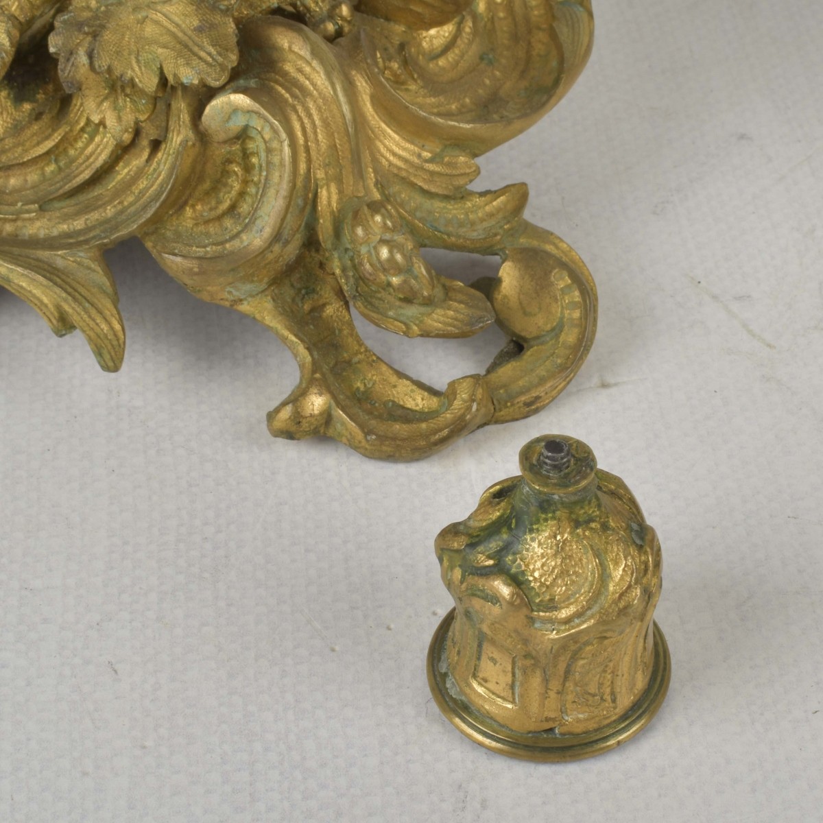 Louis XVI Style Gilt Bronze Candelabra