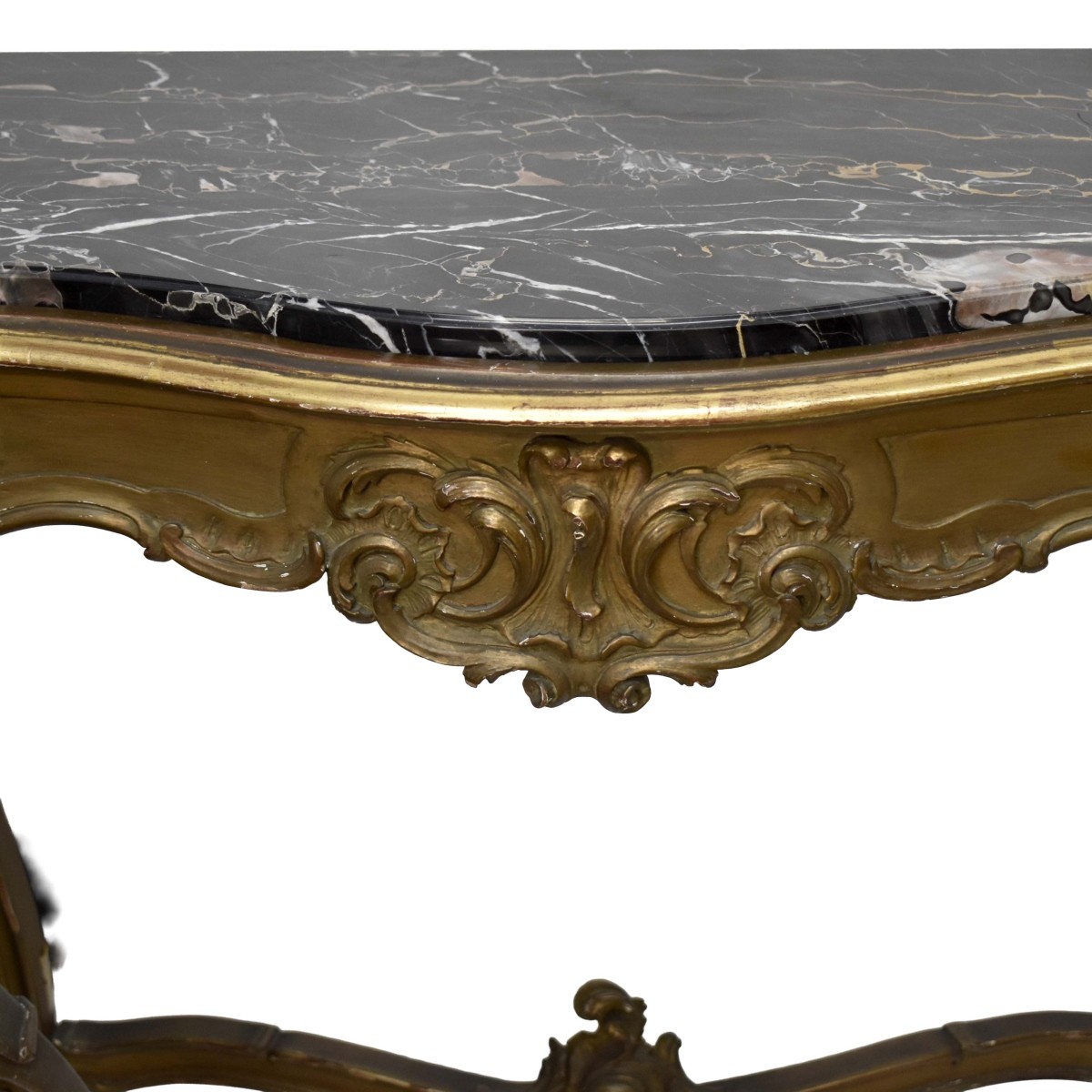 Louis XV Style Marble Top Consoles